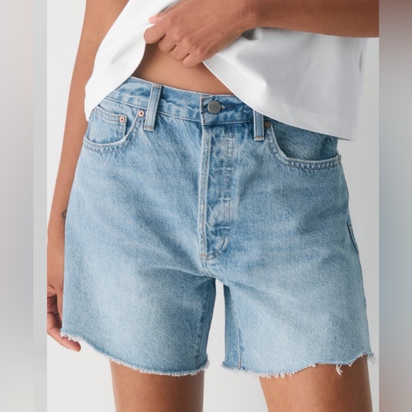 Denim Forum Pants - Denim Forum The Ex-Boyfriend Hi Mid Thigh Midi Short Sz:28